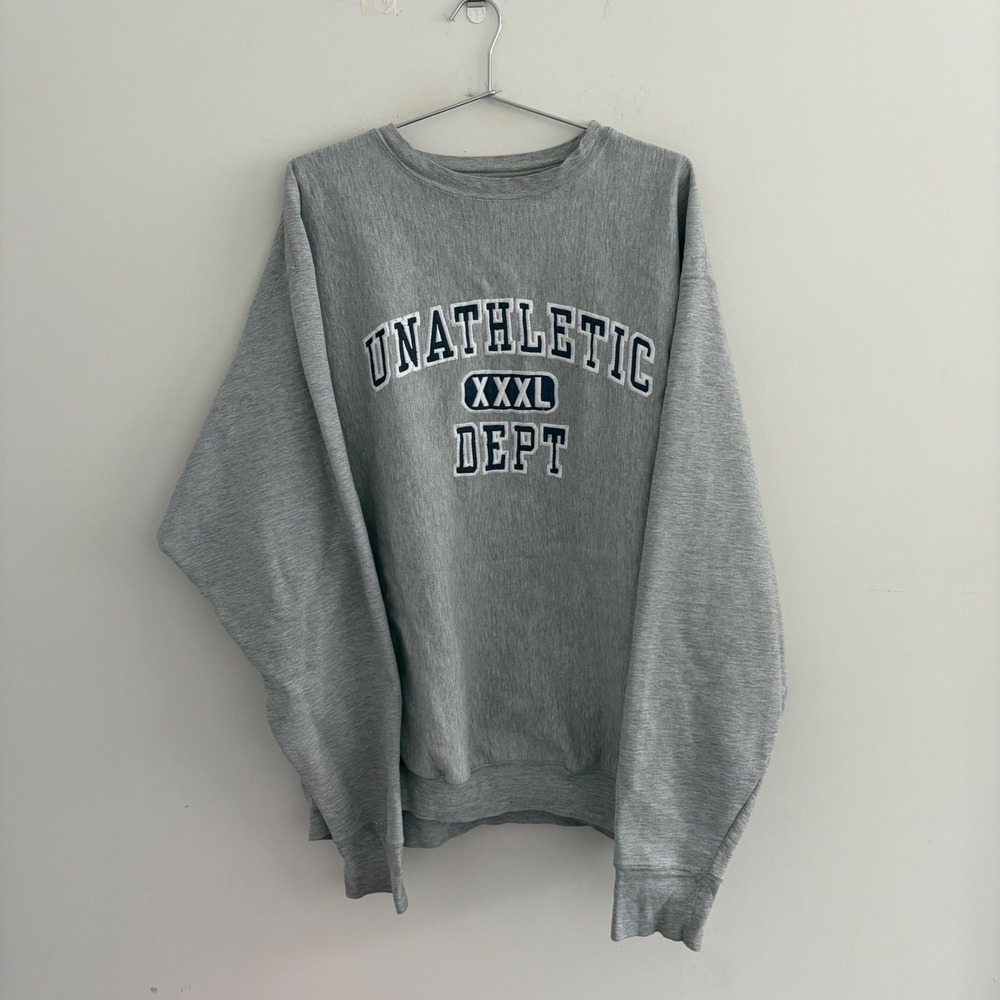 Steve and Barrys Unathletic Dept XXXL Graphic Sweatshirt Grey XL